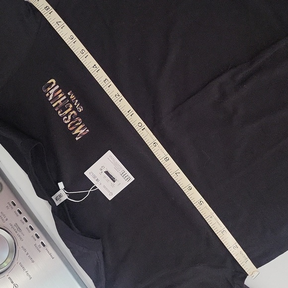 Moschino Black Short Sleeve Tee - Picture 6 of 7